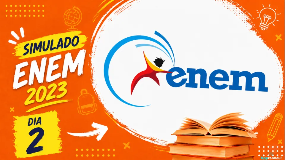 Capa do simulado ENEM 2023 - Amarelo - Dia 2